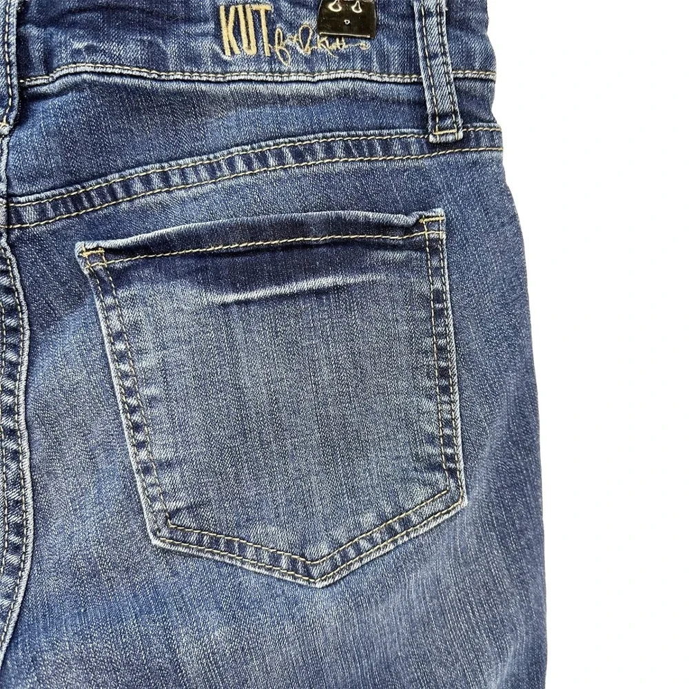 KUT FROM THE KLOTH Katy‎ Ankle Straight Leg Jeans • 2 • blue denim